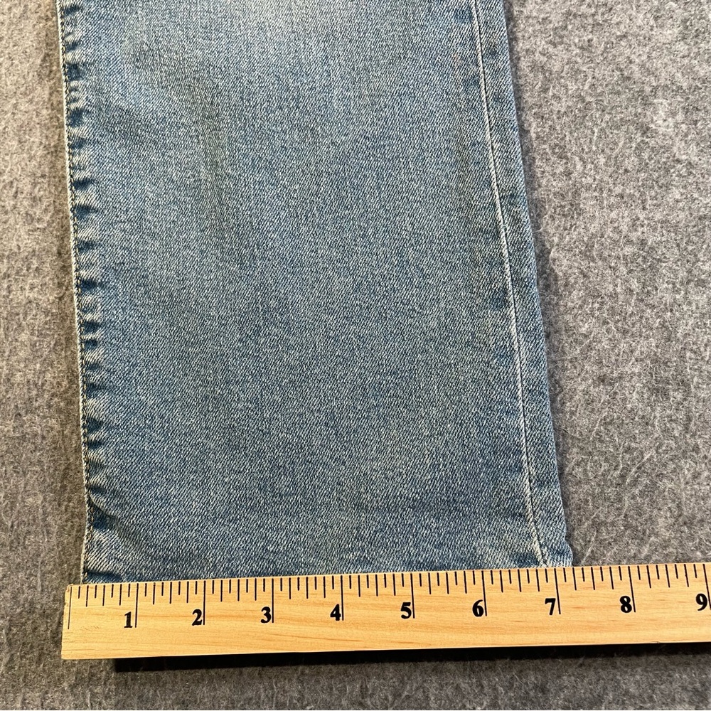 Levi’s Ribcage Straight Leg Ankle Jeans Women’s Size 24 Light Wash Button Fly - Picture 11 of 15